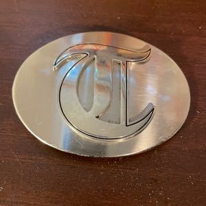 Calligraphy T Belt Buckle